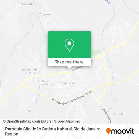 Paróquia São João Batista Itaboraí map