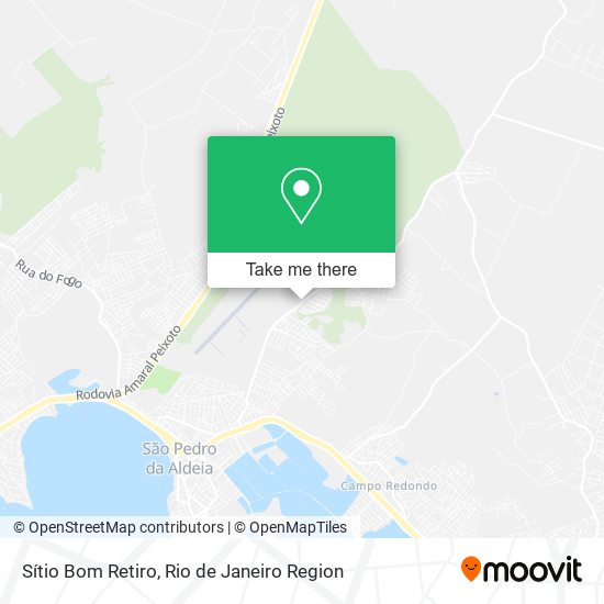 Mapa Sítio Bom Retiro