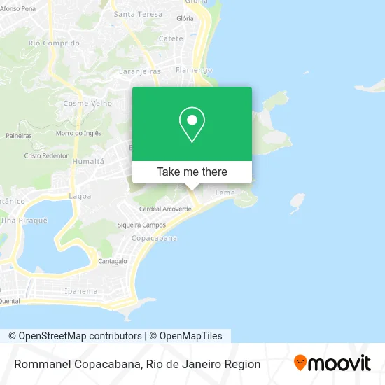 Rommanel Copacabana map