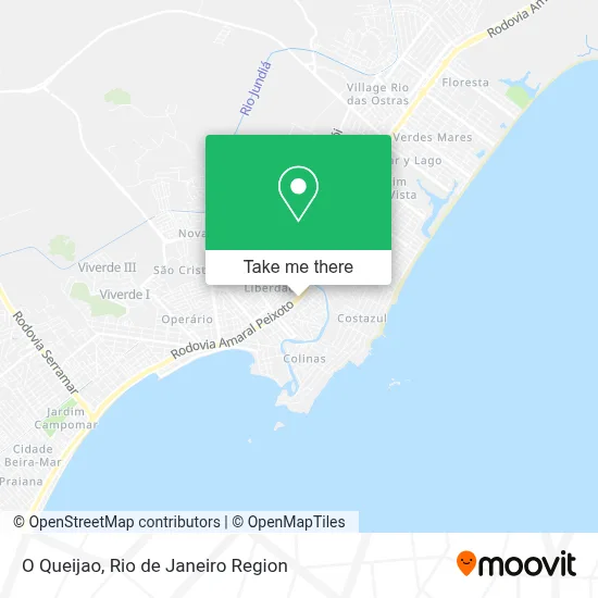 O Queijao map