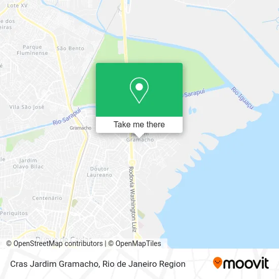 Cras Jardim Gramacho map