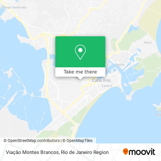 Viação Montes Brancos map