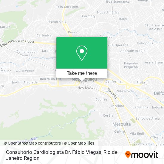 Consultório Cardiologista Dr. Fábio Viegas map