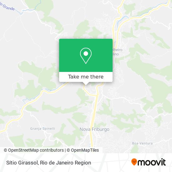 Sítio Girassol map