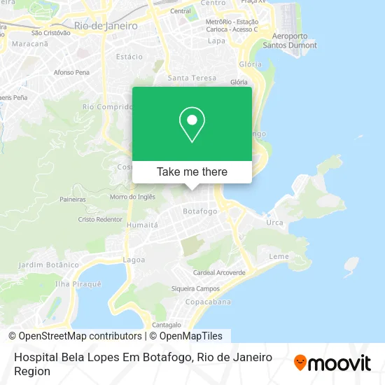 Hospital Bela Lopes Em Botafogo map