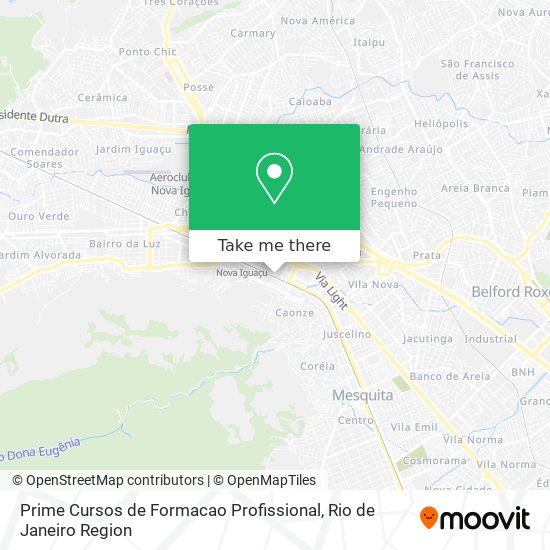Prime Cursos de Formacao Profissional map