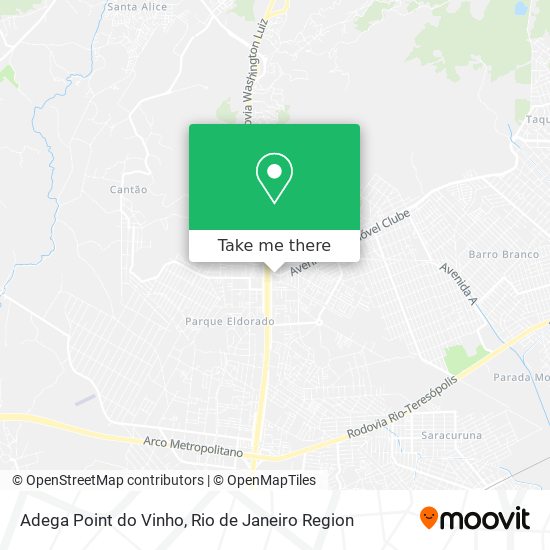 Adega Point do Vinho map