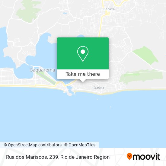 Mapa Rua dos Mariscos, 239