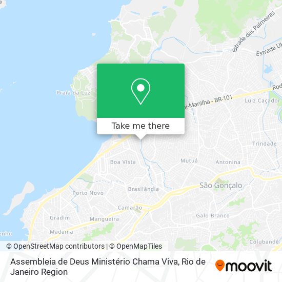 Assembleia de Deus Ministério Chama Viva map