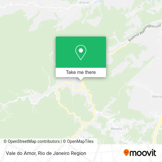 Vale do Amor map