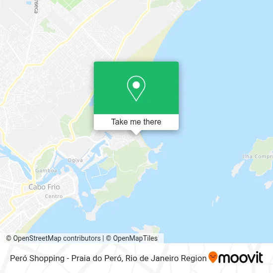 Peró Shopping - Praia do Peró map