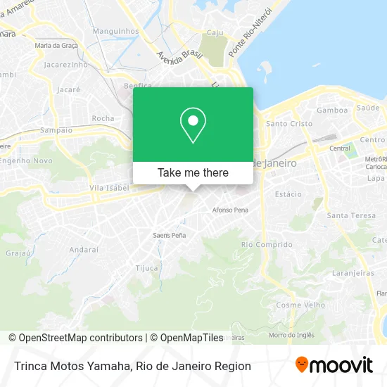 Trinca Motos Yamaha map