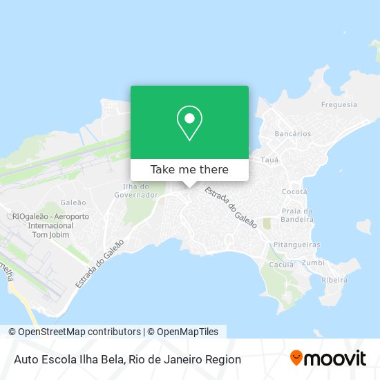 Mapa Auto Escola Ilha Bela