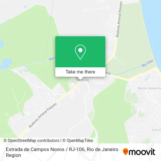 Estrada de Campos Novos / RJ-106 map