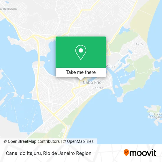 Canal do Itajuru map