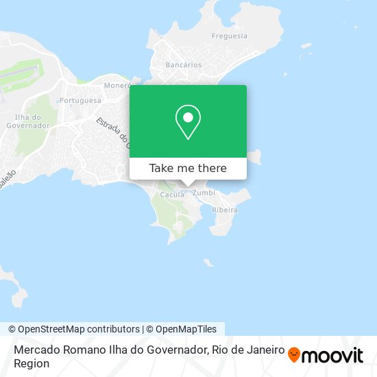 Mercado Romano Ilha do Governador map