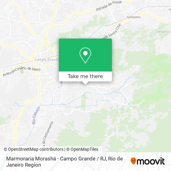 Marmoraria Morashá - Campo Grande / RJ map