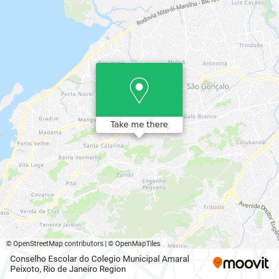 Conselho Escolar do Colegio Municipal Amaral Peixoto map