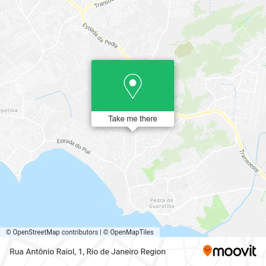 Rua Antônio Raiol, 1 map