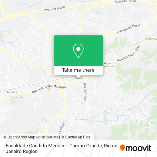 Faculdade Cândido Mendes - Campo Grande map