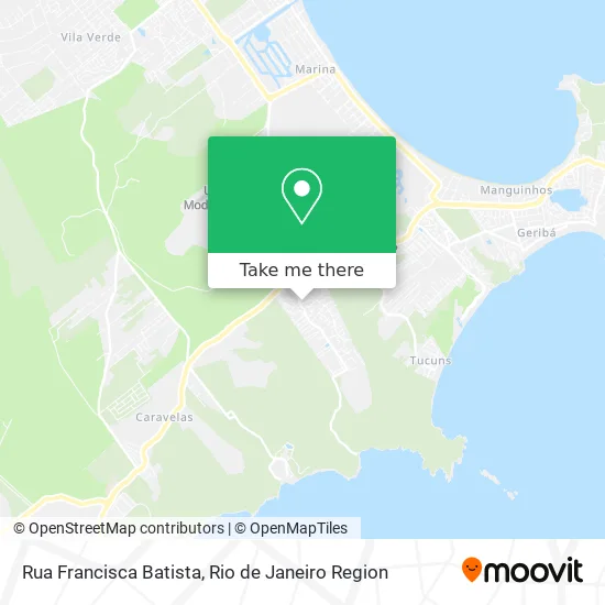 Rua Francisca Batista map