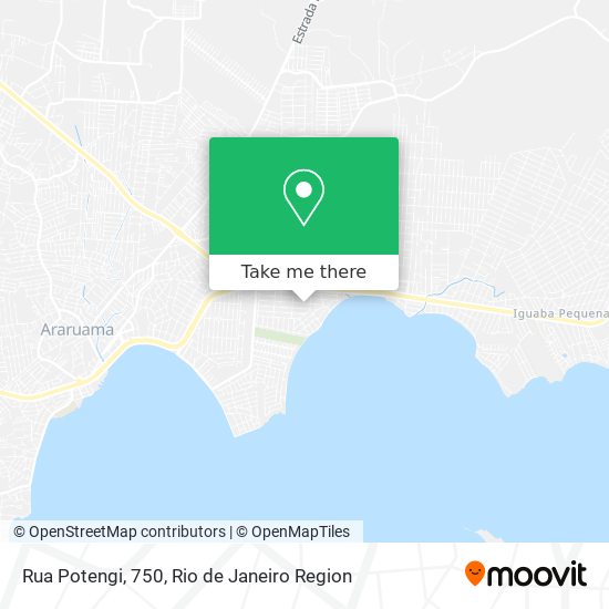 Mapa Rua Potengi, 750