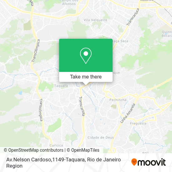 Av.Nelson Cardoso,1149-Taquara map