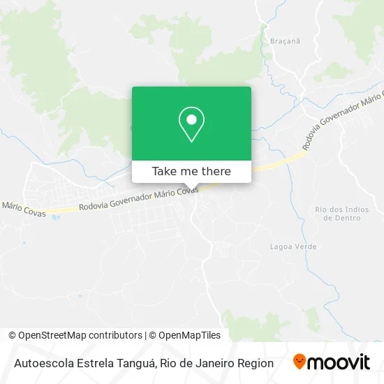 Autoescola Estrela Tanguá map