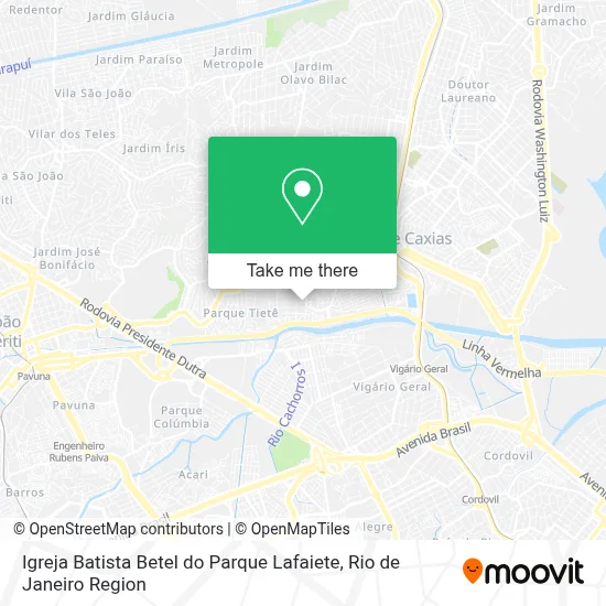 Igreja Batista Betel do Parque Lafaiete map