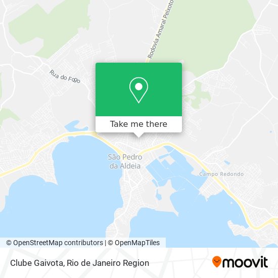 Clube Gaivota map