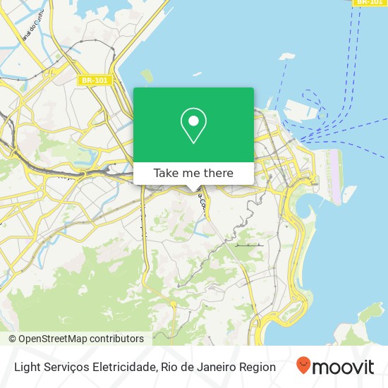 Mapa Light Serviços Eletricidade