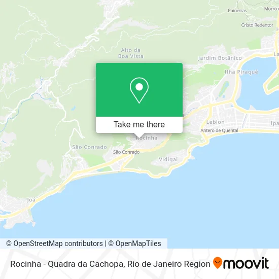 Rocinha - Quadra da Cachopa map