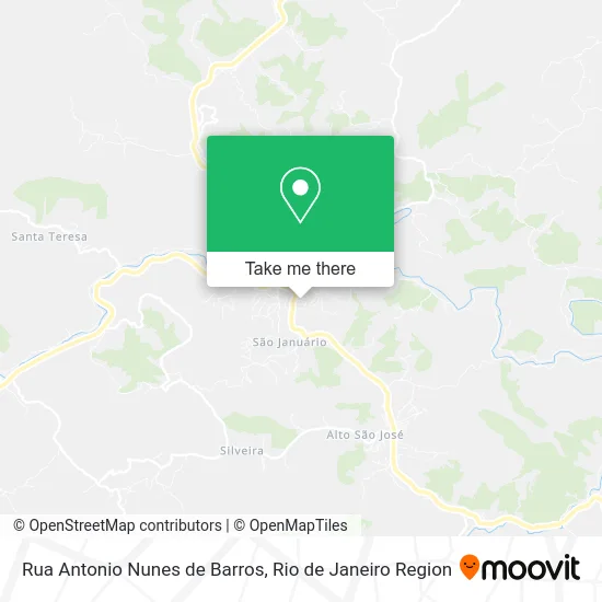 Rua Antonio Nunes de Barros map