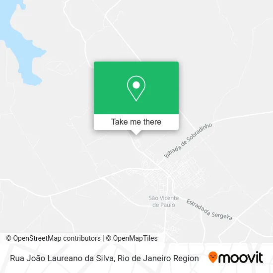 Rua João Laureano da Silva map