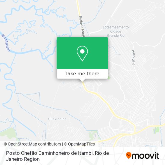 Posto Chefão Caminhoneiro de Itambi map