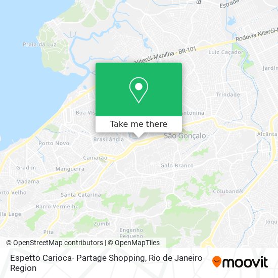 Espetto Carioca- Partage Shopping map