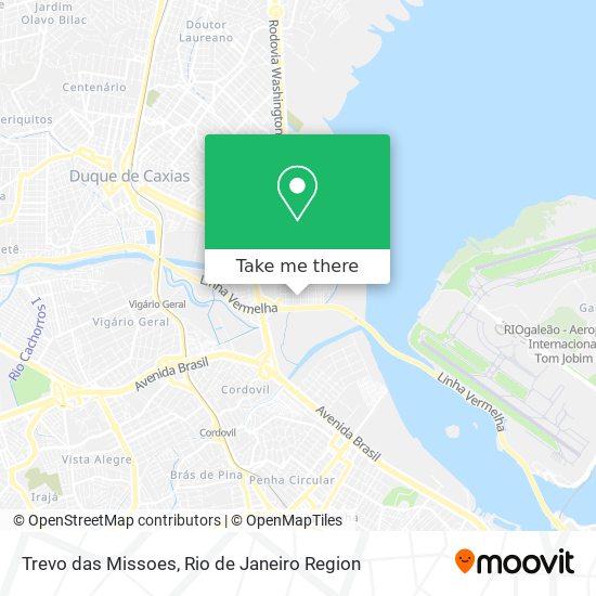 Trevo das Missoes map