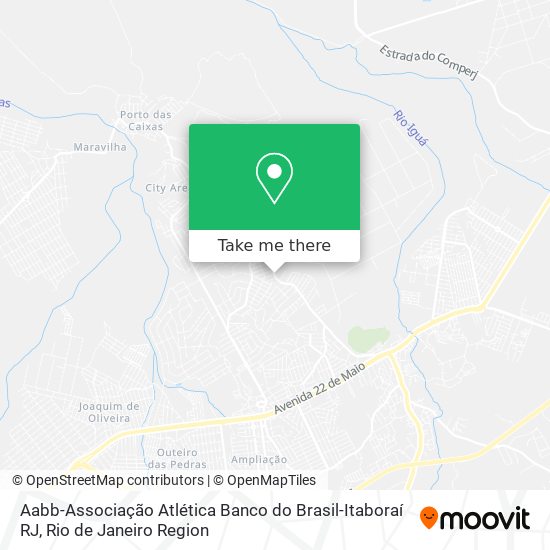 Aabb-Associação Atlética Banco do Brasil-Itaboraí RJ map