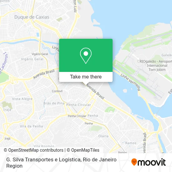 G. Silva Transportes e Logística map