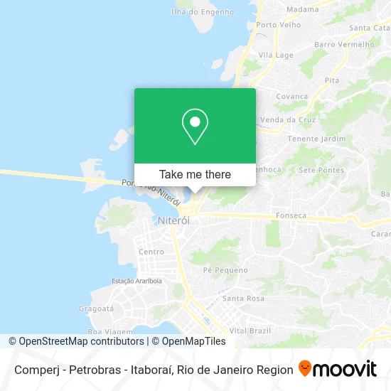 Comperj - Petrobras - Itaboraí map