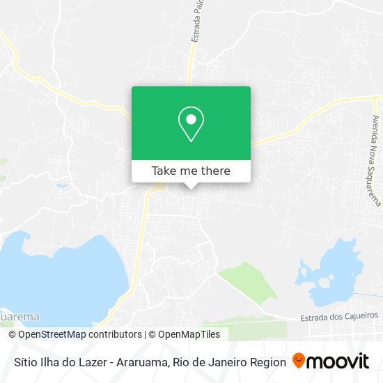 Sítio Ilha do Lazer - Araruama map