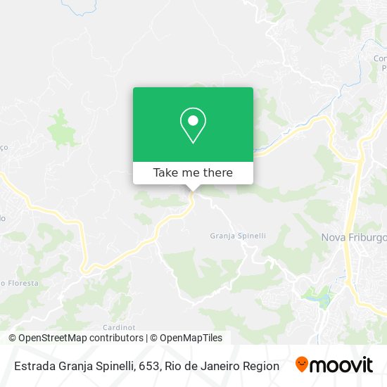 Estrada Granja Spinelli, 653 map