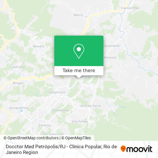 Docctor Med Petrópolis / RJ - Clínica Popular map