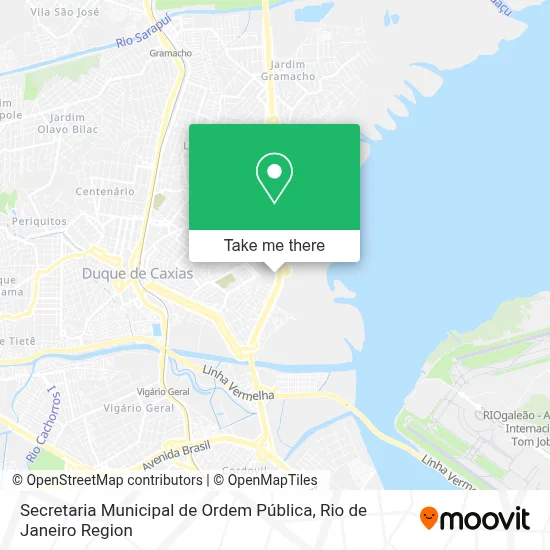 Secretaria Municipal de Ordem Pública map