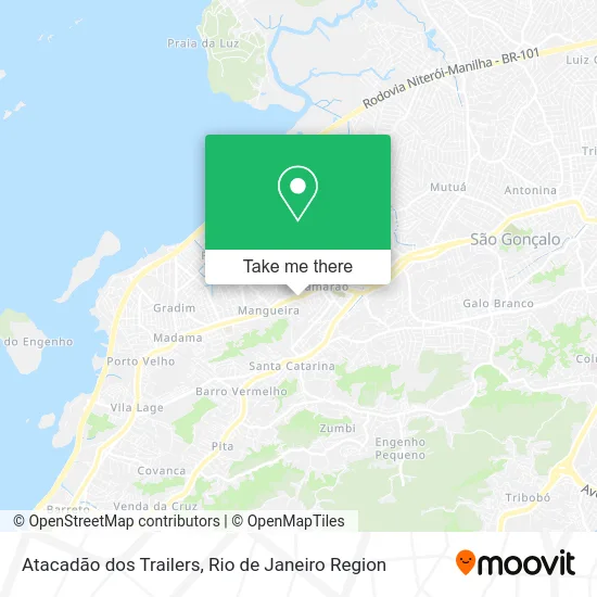 Atacadão dos Trailers map
