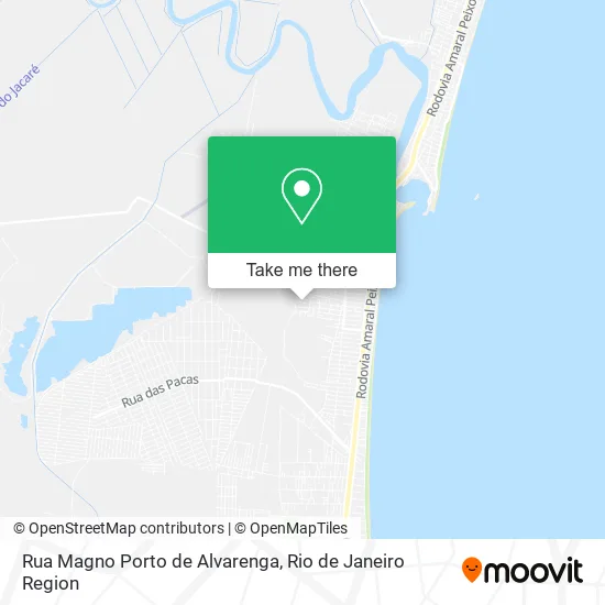 Rua Magno Porto de Alvarenga map