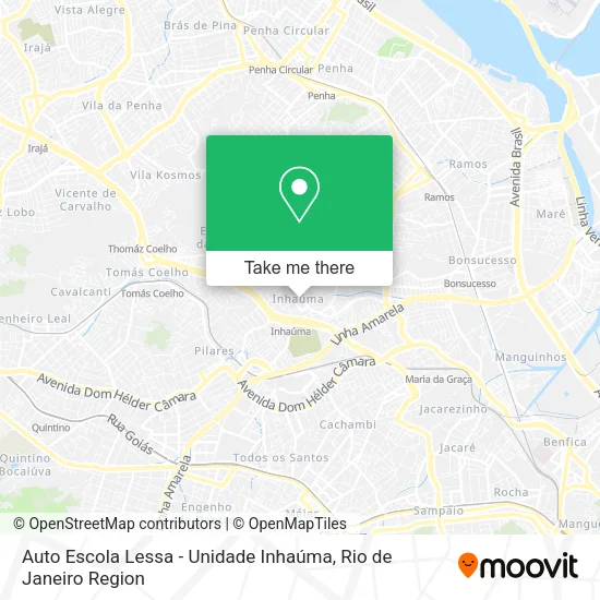 Auto Escola Lessa - Unidade Inhaúma map