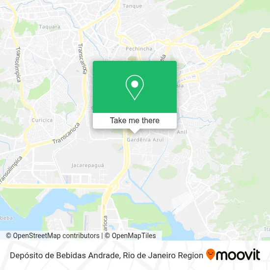 Depósito de Bebidas Andrade map