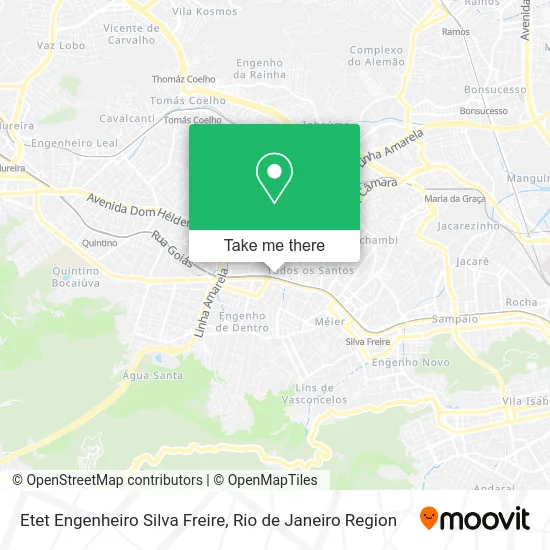 Etet Engenheiro Silva Freire map