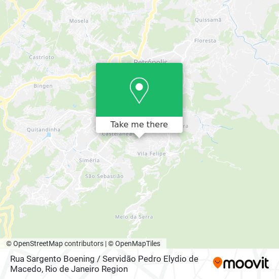 Rua Sargento Boening / Servidão Pedro Elydio de Macedo map